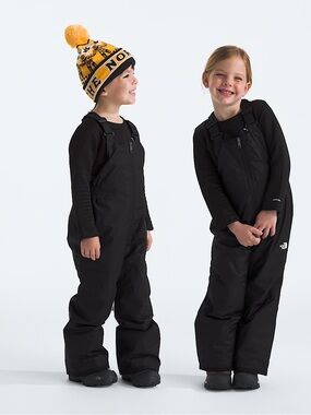 The North Face Kids Black Bib Overalls